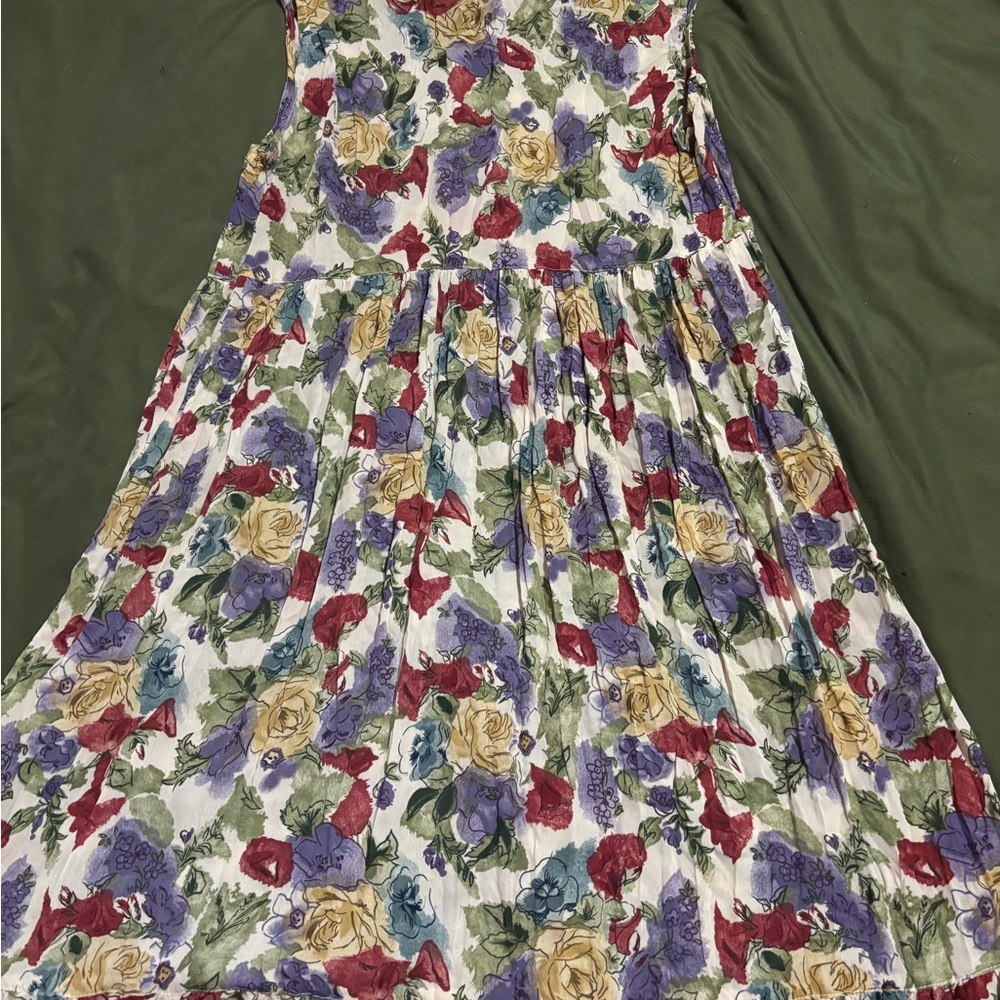 90s vintage floral dress